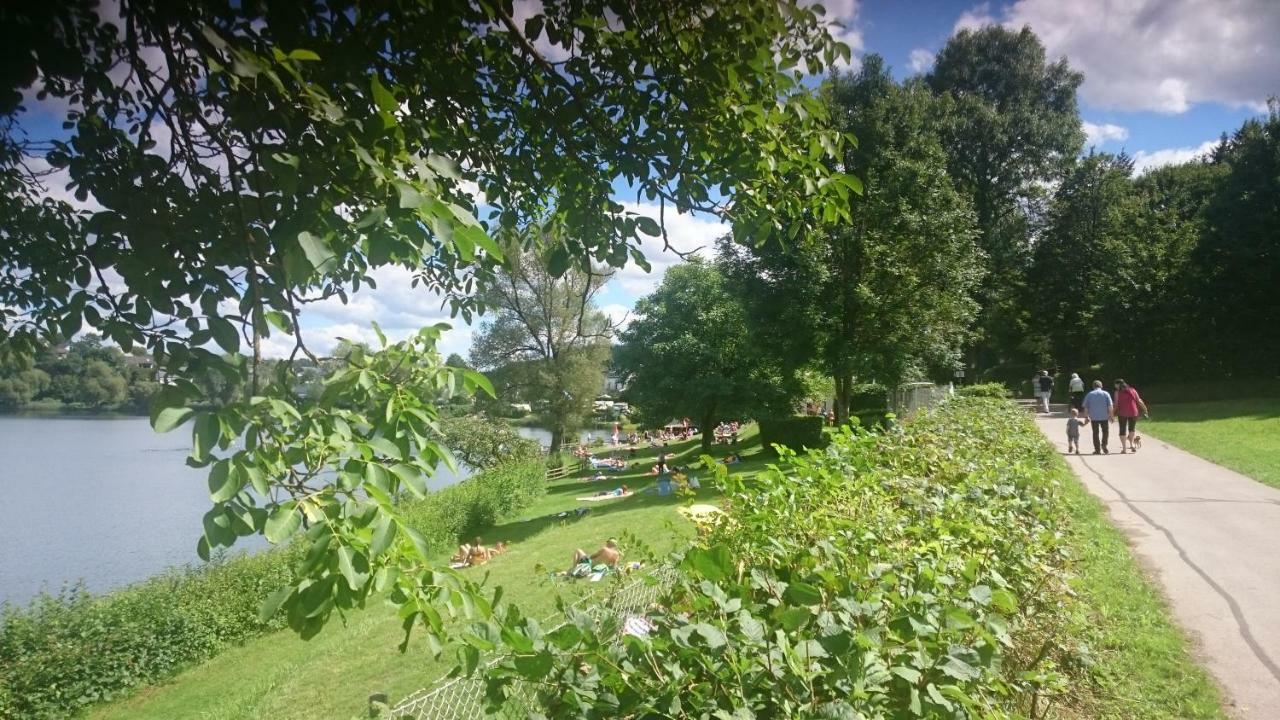 Ferienwohnung Welcome Mit Seeblick Schalkenmehren Esterno foto