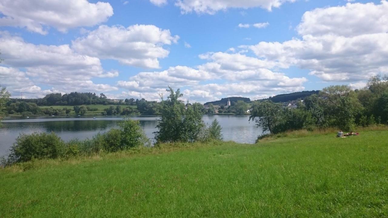 Ferienwohnung Welcome Mit Seeblick Schalkenmehren Esterno foto