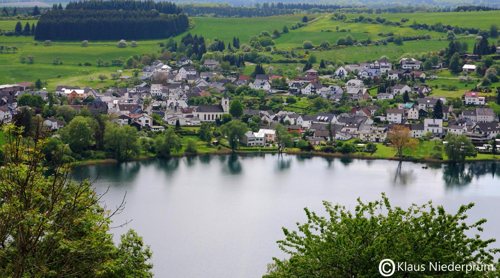 Ferienwohnung Welcome Mit Seeblick Schalkenmehren Esterno foto